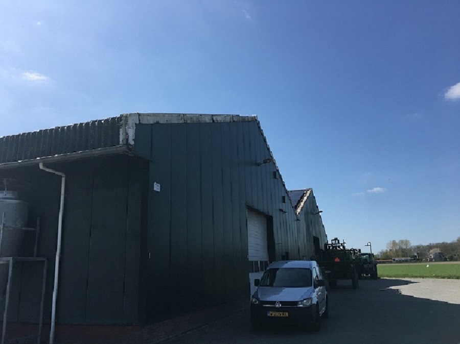 Golfplaten dak reinigen en coaten