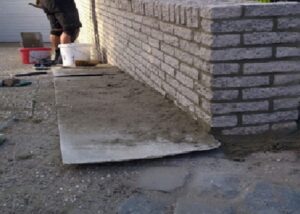 Keerwand voegen Na