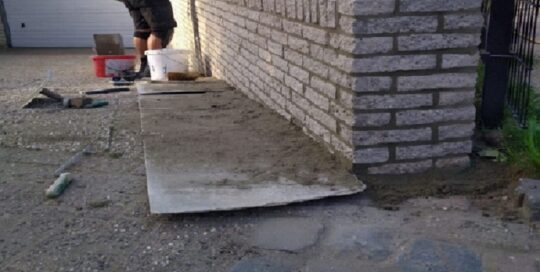 Keerwand voegen Na