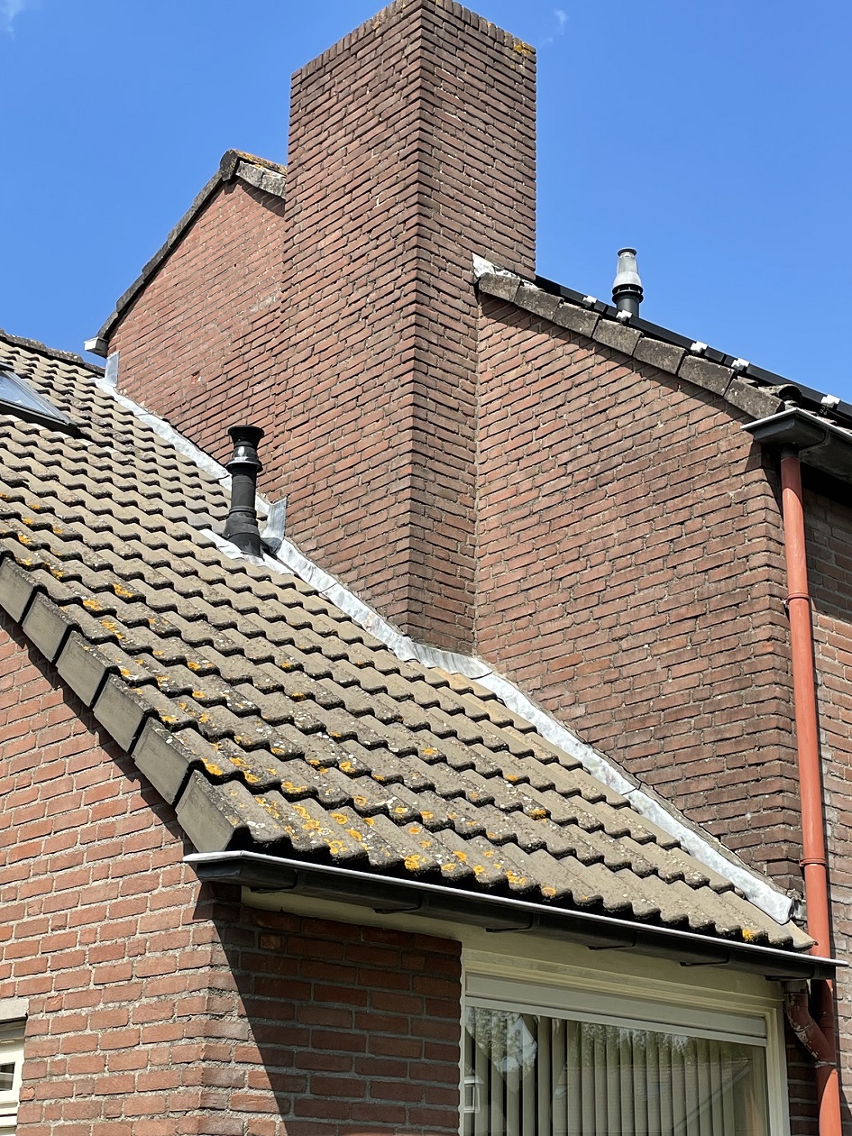 Voegwerk gevel en schoorsteen VOOR