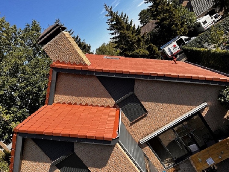 Dak coaten Kastanje kleur