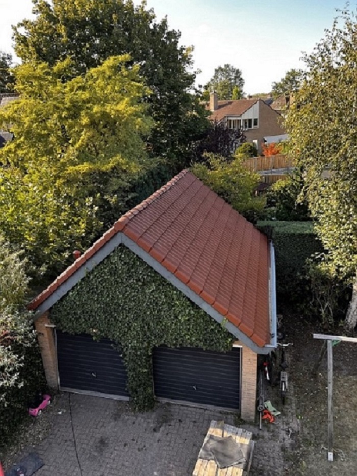 Dakcoating kastanje kleur