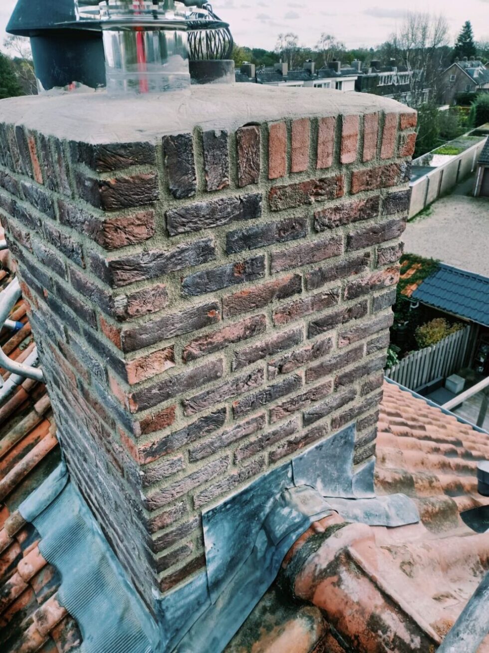 Schoorsteen voegen