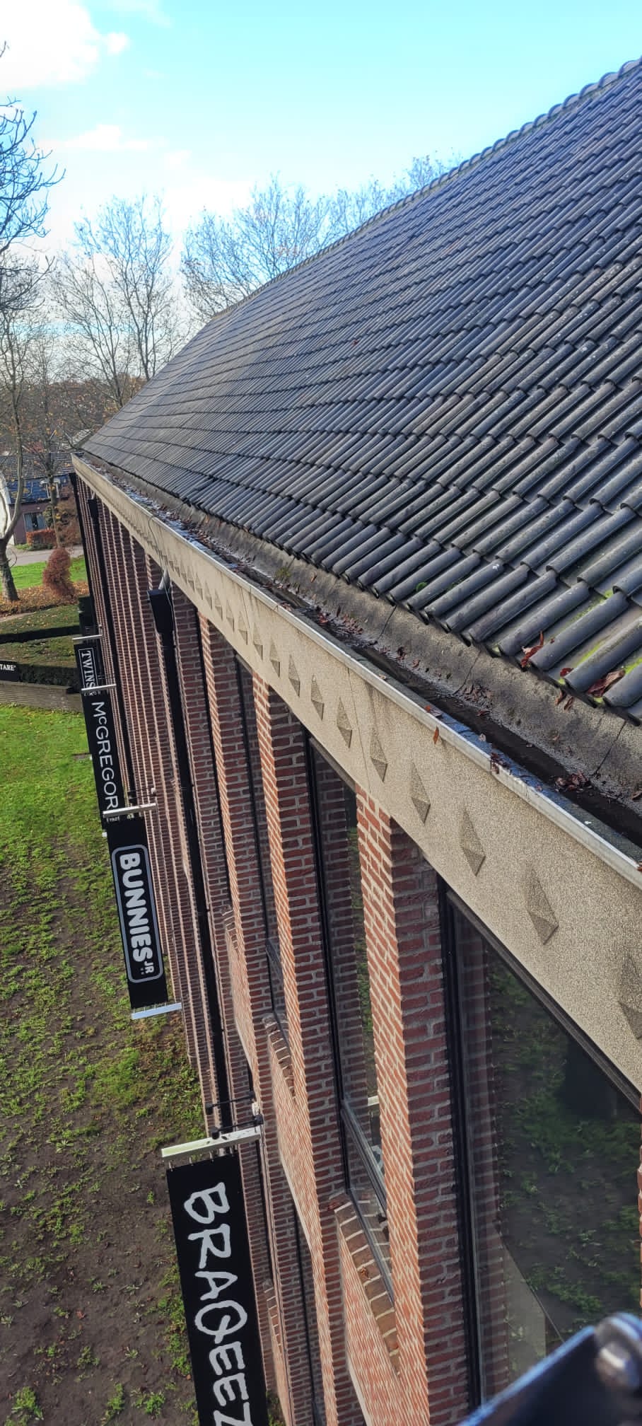 Dakgoot schoon