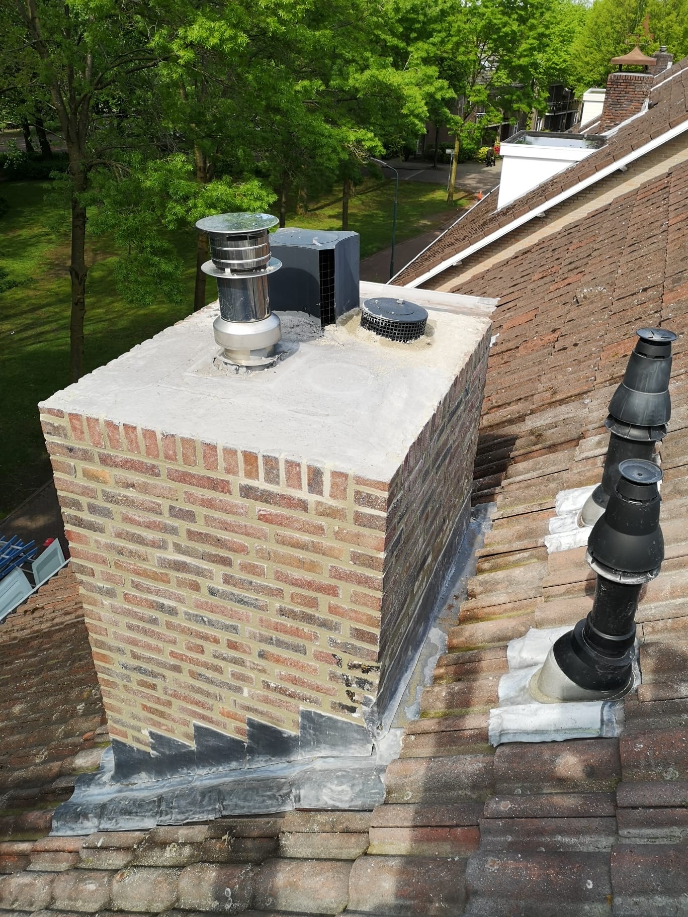 Schoorsteen voegwerk NA