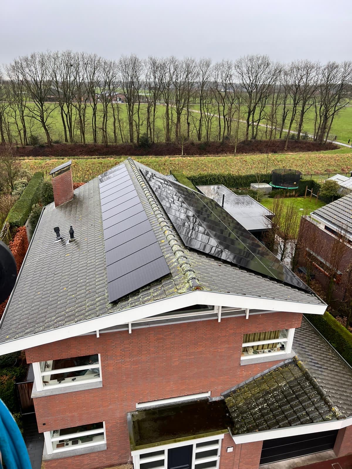 Dak reinigen Meer VOOR