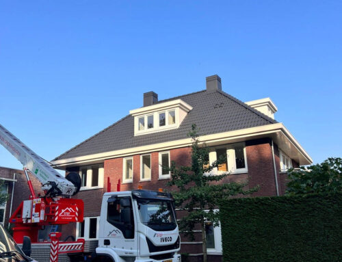 Dakpannen reinigen en coaten Rijen